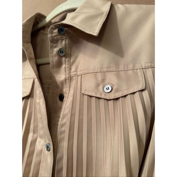 NWT Elle Tahari Pleated Midi Dress - Picture 4 of 12